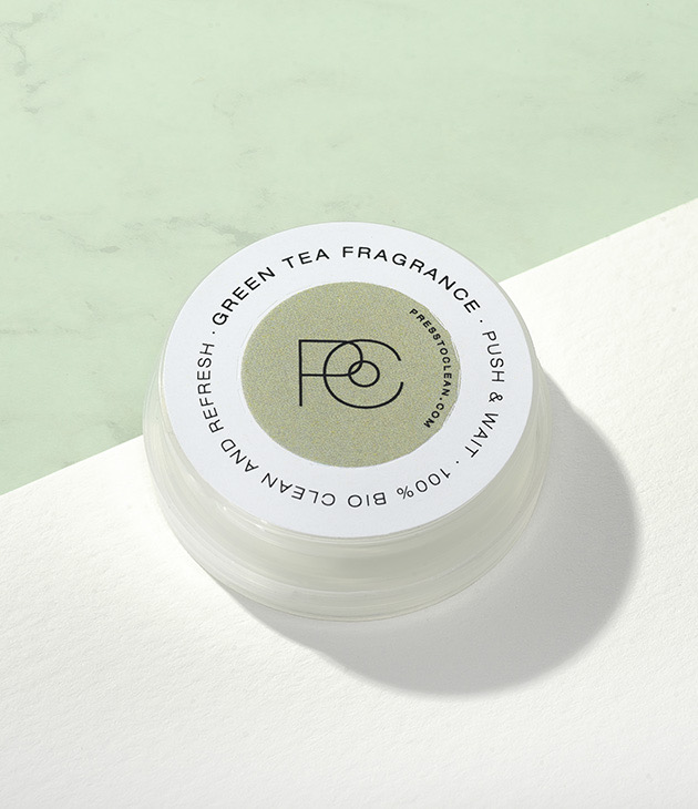 Tovalloleta aromàtica Green tea fragrance