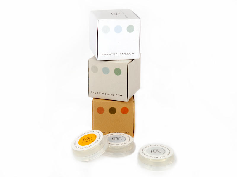 Caixes obsequi Press to Clean