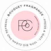 Etiqueta Bouquet fragrance Press to Clean