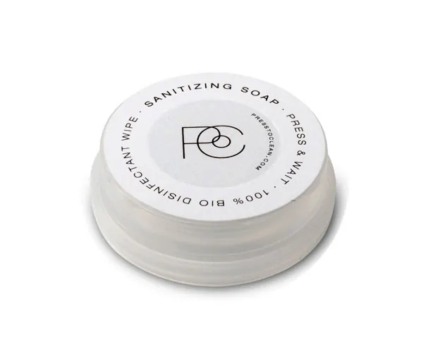 Cápsula Sanitizing soap Press to Clean